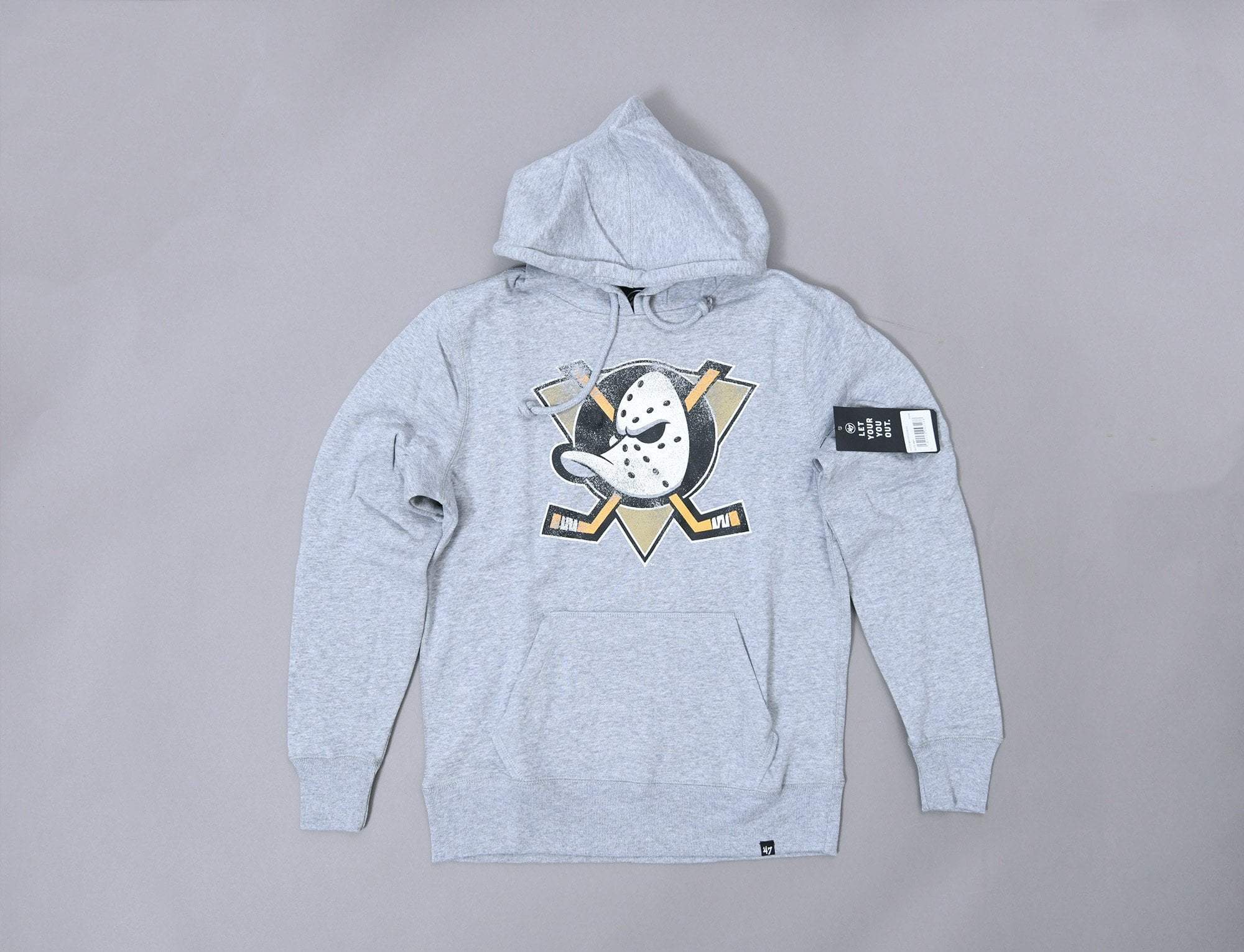 Clothing Hoodie 47 Knockaround Headline Pullover Hoodie Anaheim Ducks 47