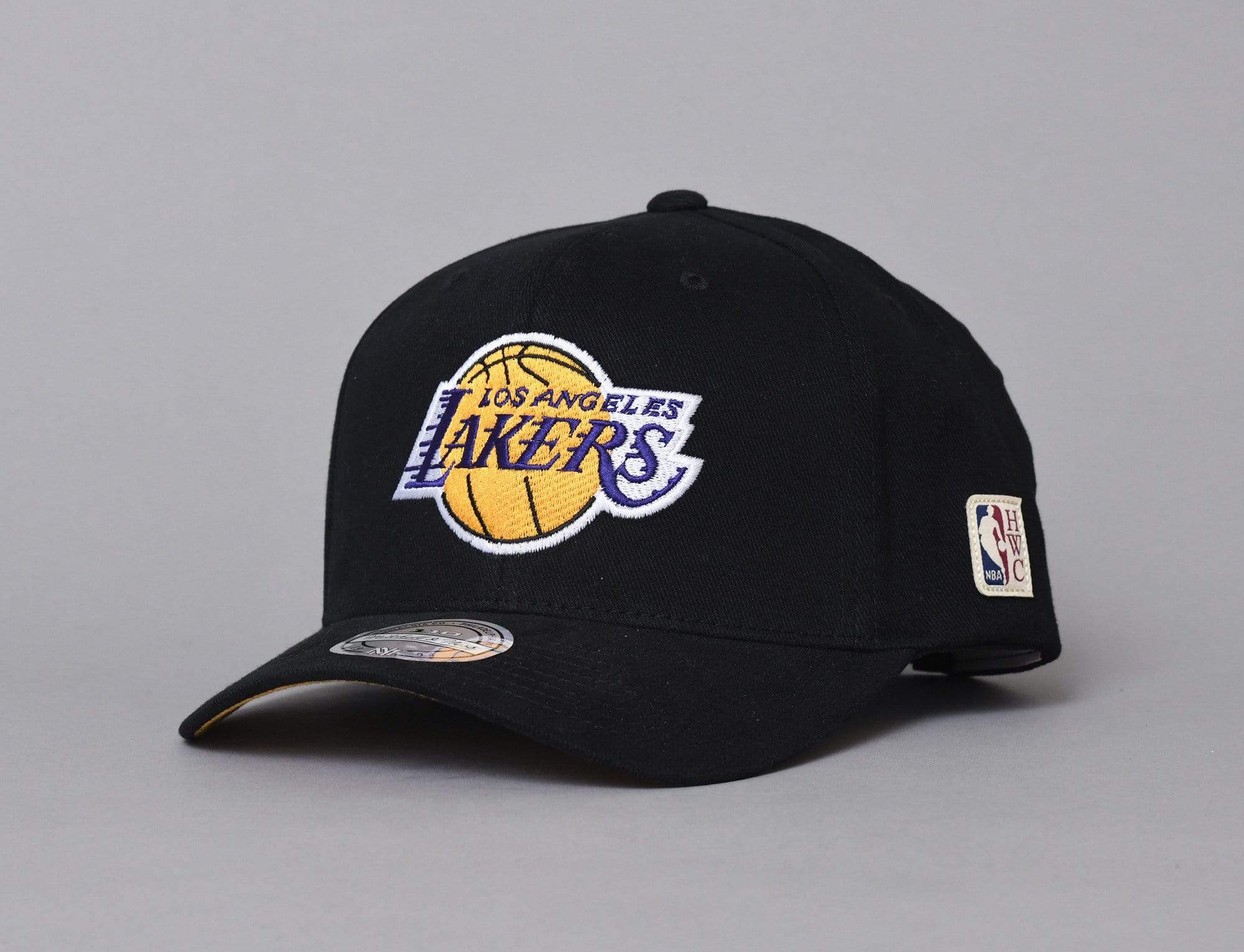 Cap Snapback LA LAKERS Snapback Cap Black 110 Mitchell & Ness Snapback Cap / Black / One Size