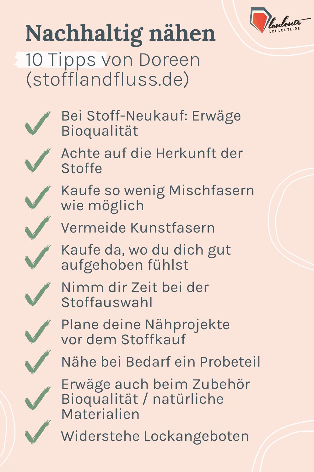 Bio Stoffe: Tipps um nachhaltig zu nähen