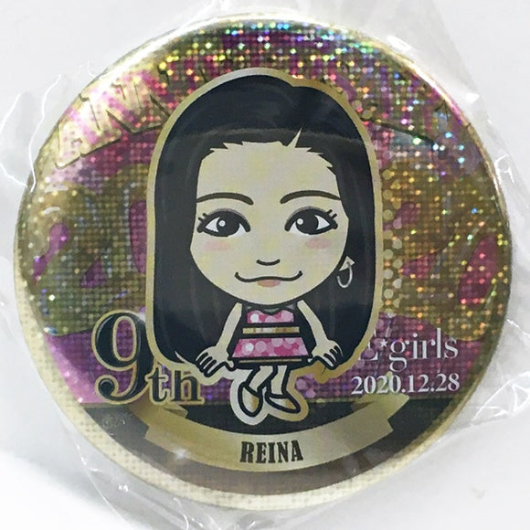 中古 未開封 E Girls 鷲尾伶菜 缶バッジ 75ｍｍ 周年オンラインブース Anniversary プレミアムドレス Ver Chiitao