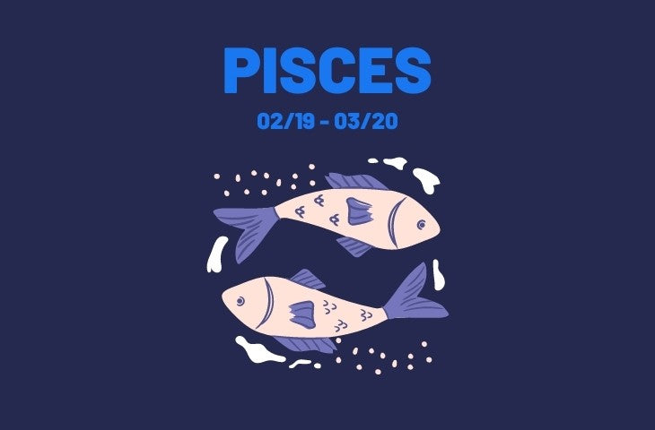 Zodiac Sign Pisces Illustration