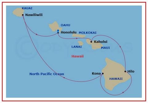 Hawaii Island Cruise - GolfCruiseVacations