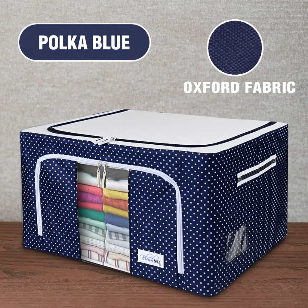 Fabric Storage Boxes for Clothes, Sarees, Bed Sheets, Blanket etc.