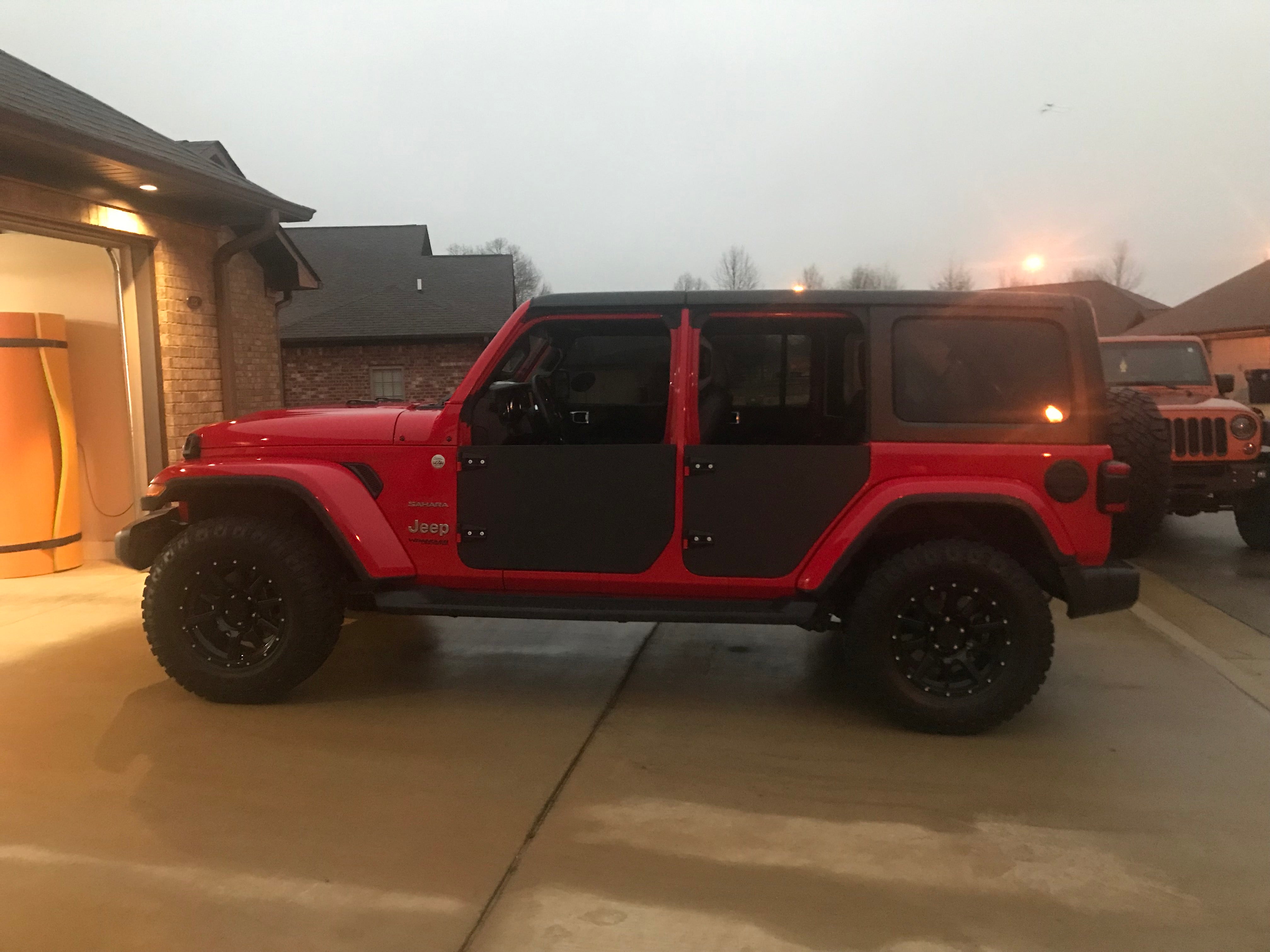 Jeep Wrangler Jl Plastic Half Doors Blackwidowarmor Com