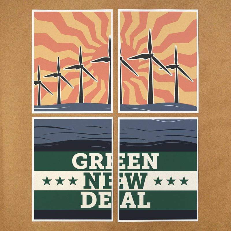 Kvadrant markør ben Green New Deal Download &amp; Print-at-Home Protest Posters 4 Creative -  Creative Action Network