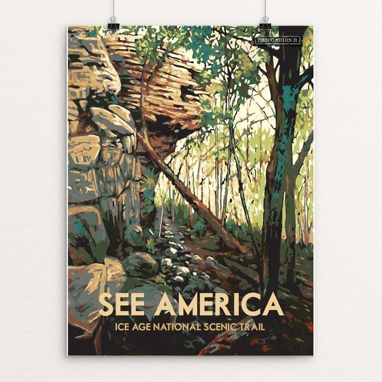 Ice Age National Scenic Trail Poster Dan Creative Action Network