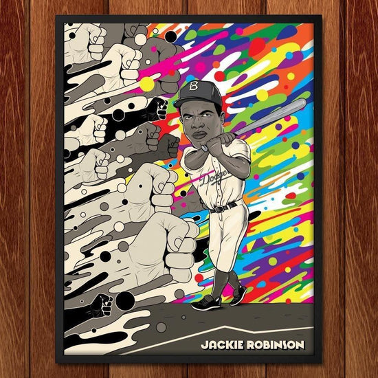 Jackie Robinson - Foamcore Poster (Landscape) - Advancement