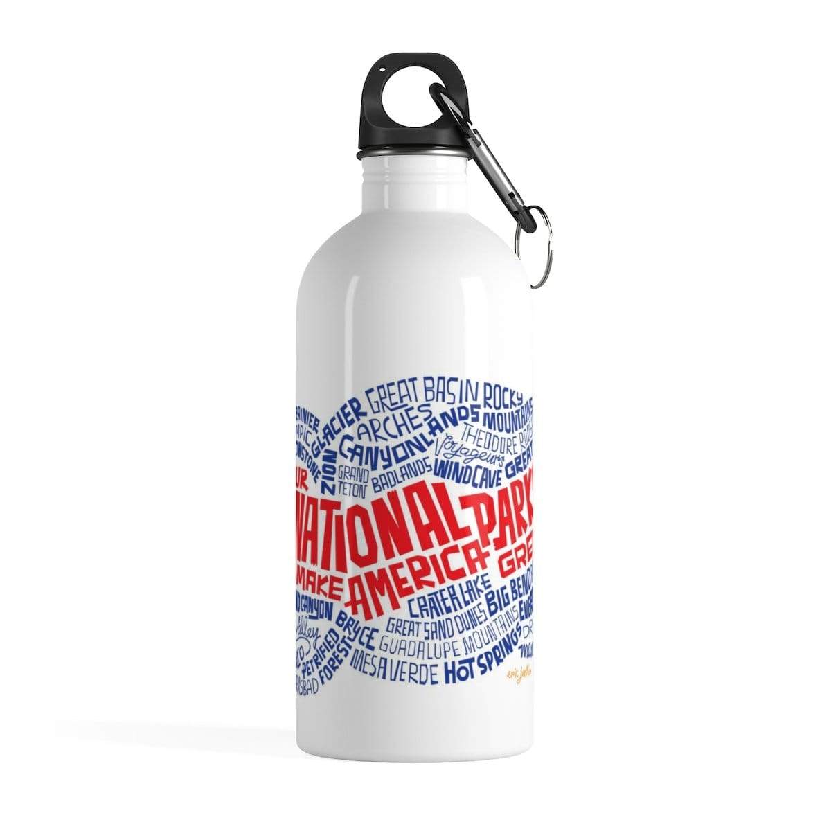 National Parks Stainless Steel Water Bottle by Eric Junker
