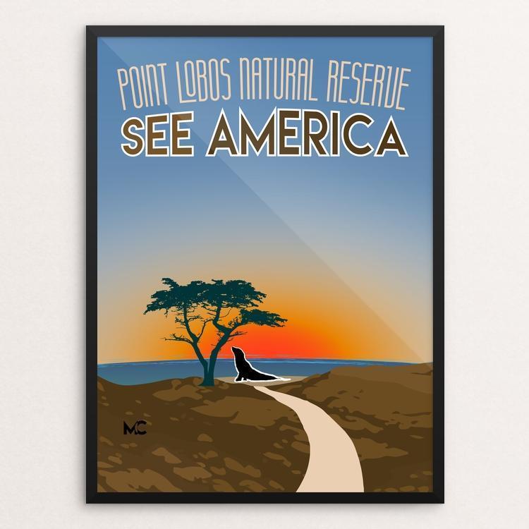 Point Lobos Natural Reserve Poster by Michael Chu - Creative Action Network