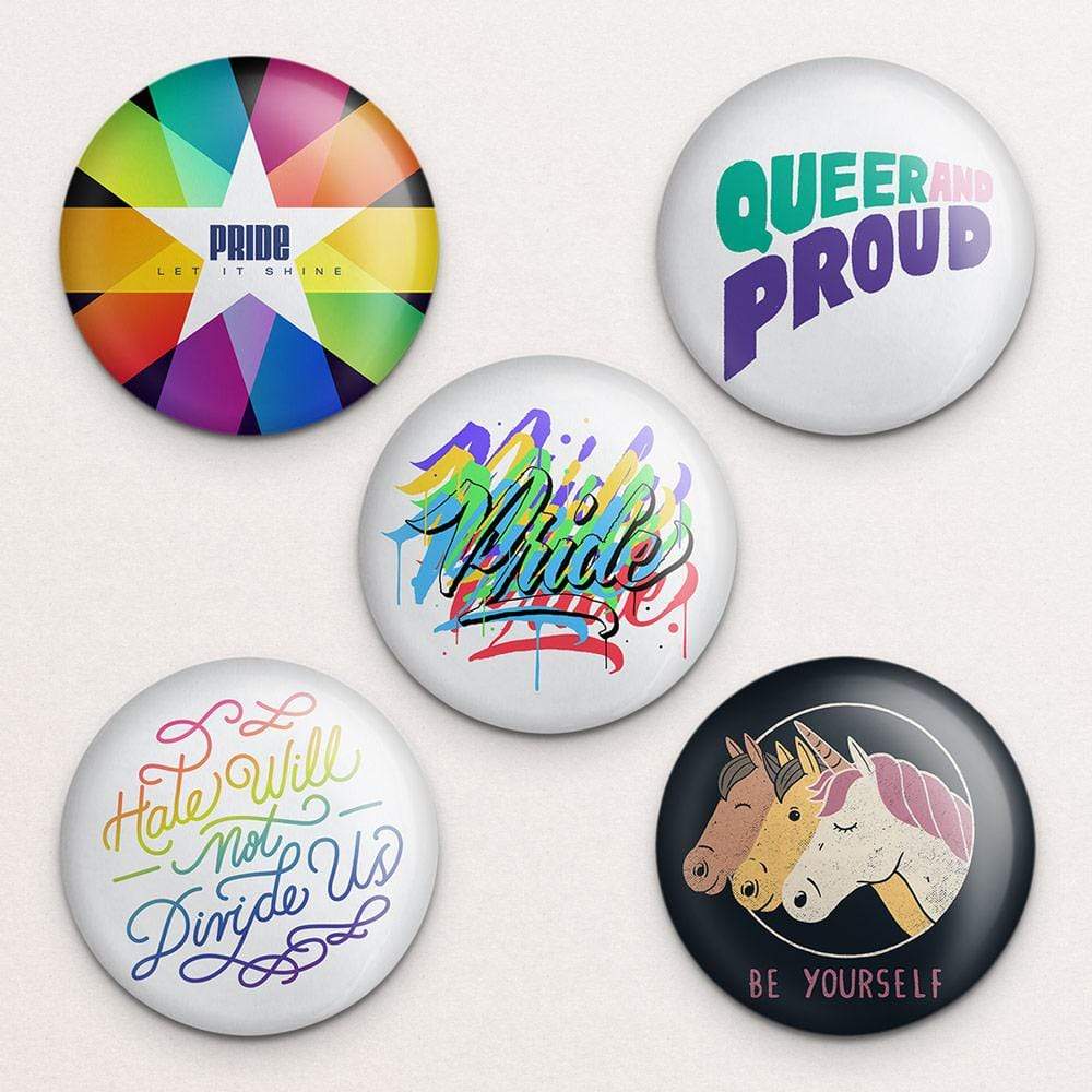 Verwonderlijk Pride Button Variety Pack Creative Action Network MT-36