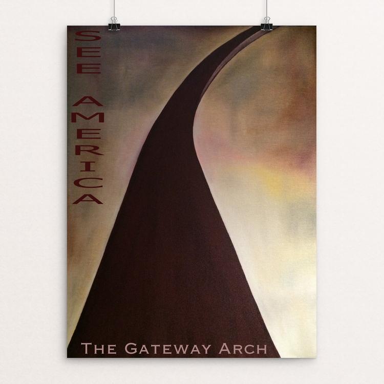 Gateway Arch Print, National Park Poster