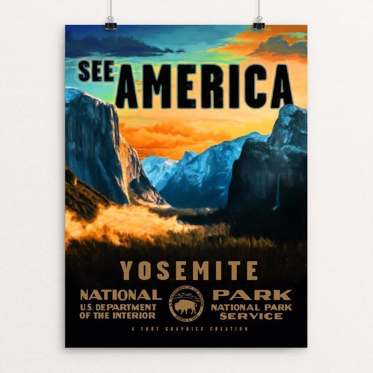 See America - Vintage National Park Posters - Creative ...