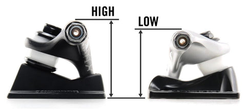 High vs Low Skateboard Trucks