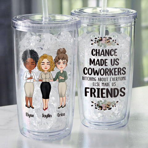 Best Friends philoSophie's Personalized Acrylic Insulated Tumbler