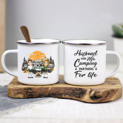 My Campfire And Coffee Cup - Gift For Men - Personalized Tumbler Cup –  Macorner