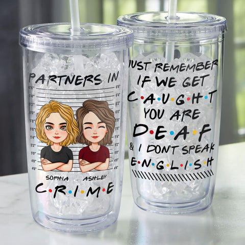 Booktrovert - Personalized Acrylic Tumbler With Straw – Macorner