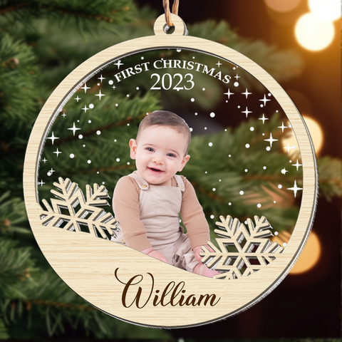 First Christmas - Personalized Ceramic Ornament - Christmas Gift For N –  Macorner