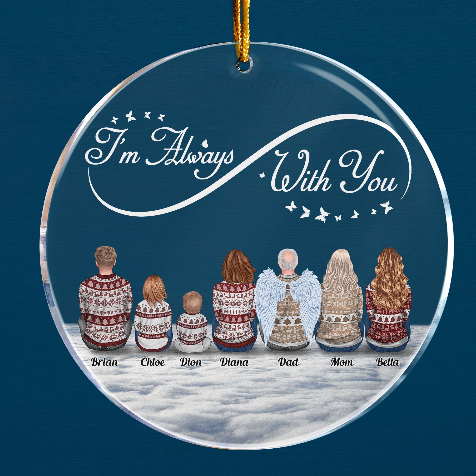 All I Want For Christmas Is You - Personalized Ceramic Ornament - Chri –  Macorner