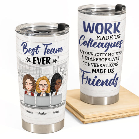 Friends Are Therapists You Can Drink With - Personalized Acrylic Tumbl –  Macorner