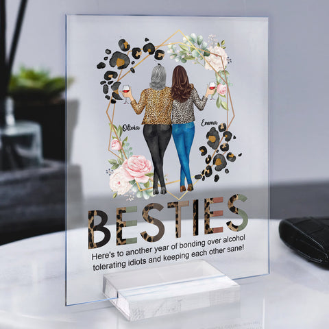 Funnli Sister Gifts from Sister Acrylic Puzzle Plaque - Sister Birthday  Gift Ide