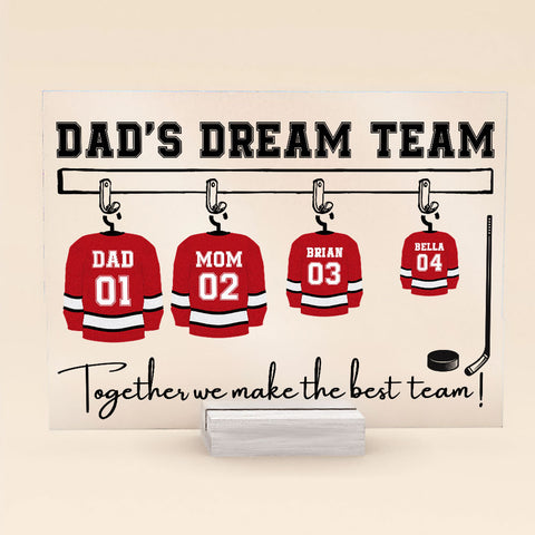 Macorner Best Dad Ever Baseball Dad - Personalized Shirt - Birthday Father's Day Gift for Dad, Baseball Dad, Husband - Gift from Sons, Daughters, Wife Sweater