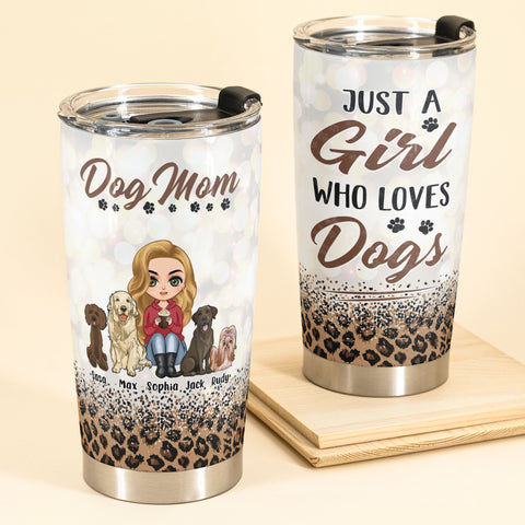 A Girl Who Loves Making Other Girls Feel Awesome - Personalized Tumbler Cup  - Birthday, Christmas Gift For Hairdresser, Hair Stylist