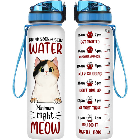 Nurse Affirmations - Personalized Water Bottle With Time Marker – Macorner