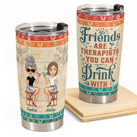 Our Friendship Is Endless - Personalized Tumbler Cup - Birthday, Funny Gift  For Besties, BFF, Best Friends, Soul Sisters