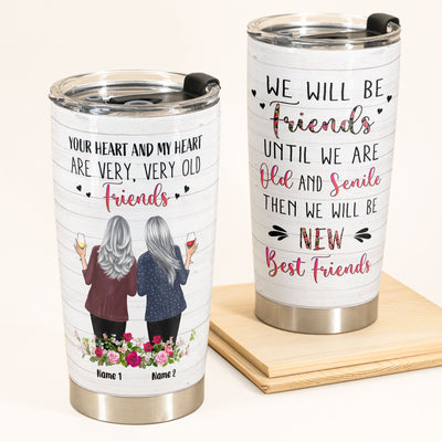 Personalized Mug - Best Friends Gifts - We'll Be Friends Until We're Old  And Senile, Then