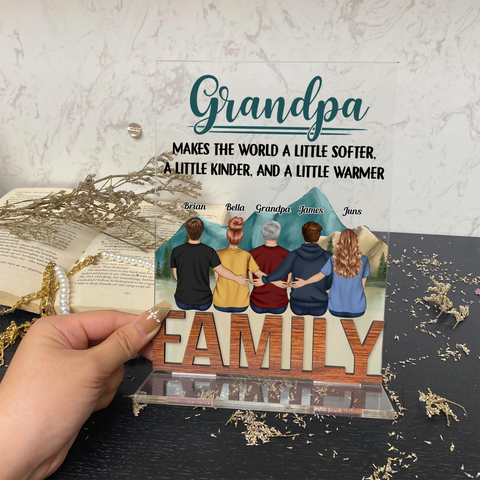 Our Grandpa/Grandma Rocks - Personalized Poster/Wrapped Canvas