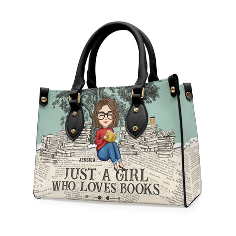 Cartoon Leather Bag, Personalized Leather Bag, Mother's Day Gift