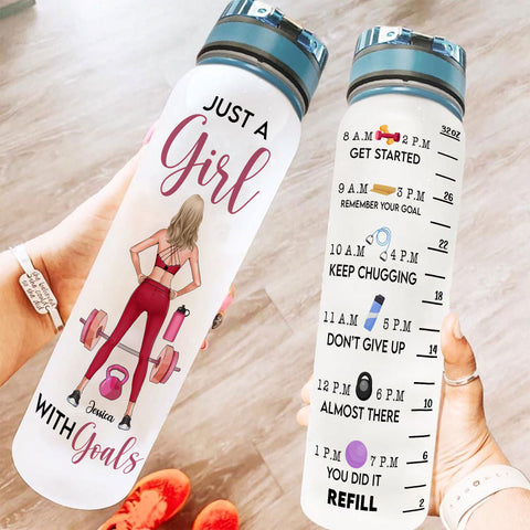 Gym Princess - Personalized Tumbler Cup - Gift For Fitness Lovers - Fitness  Girl Cartoon