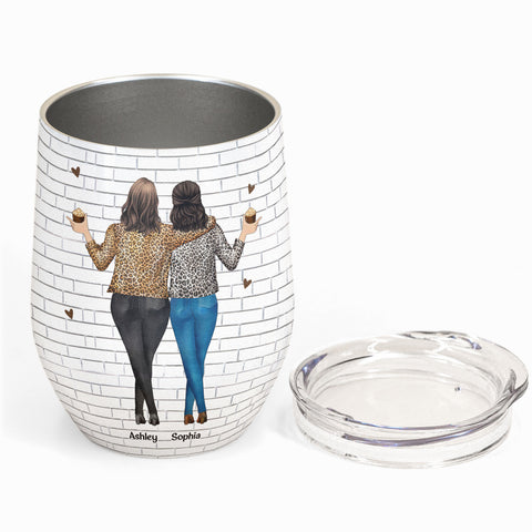 Mother And Daughter Forever Linked Together - Personalized Tumbler Cup –  Macorner