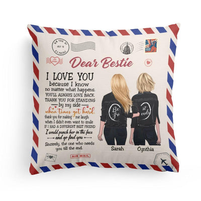SpreadPassion Friend Pillow Case - Best Friend Ever Gift - For Women M -  Spread Passion