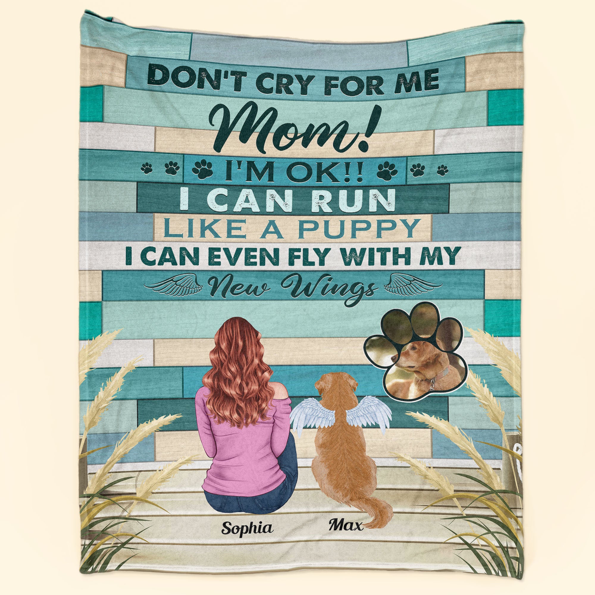 Dog Mom - Dog Dad - Personalized Blanket – Macorner