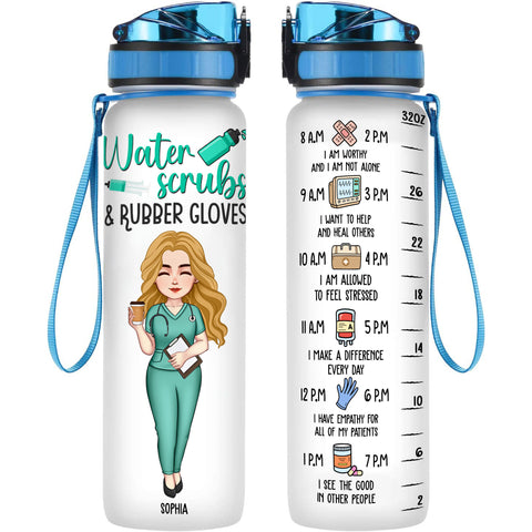 But Did You Die Nurse Life - Personalized Water Tracker Bottle - Birth –  Macorner