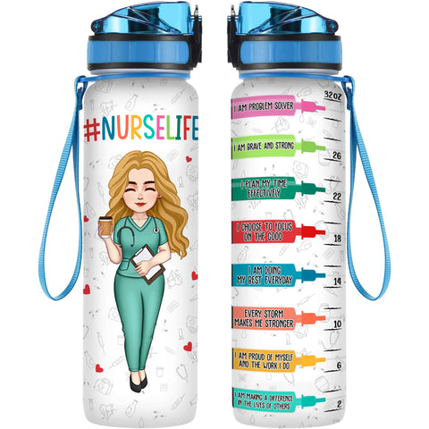 But Did You Die Nurse Life - Personalized Water Tracker Bottle - Birth –  Macorner