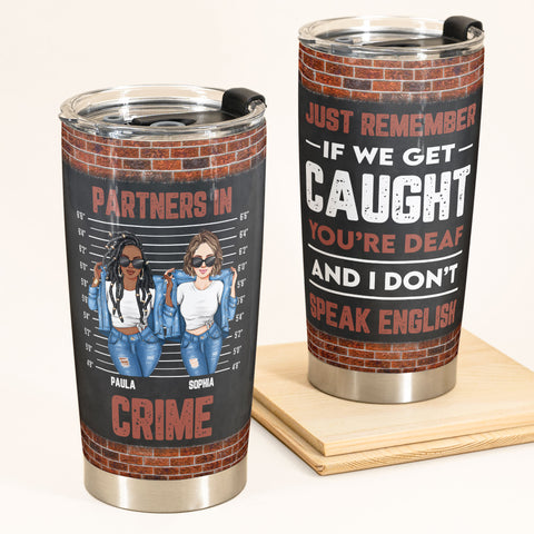 Partners In Crime - Version 3 - Personalized 40oz Tumbler With Straw –  Macorner