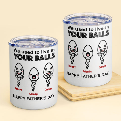 Thank You Dad - We're Awesome - Personalized 10oz Lowball Tumbler