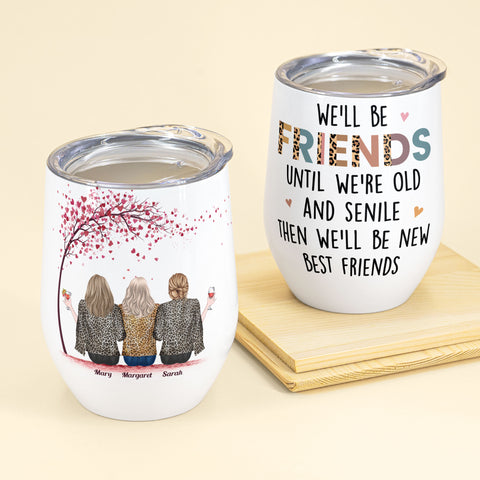 Happy Hallothanksmas Besties Friendship - Personalized Mason Jar Cup W –  Macorner