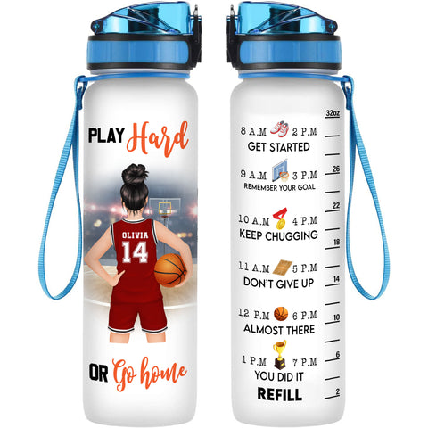 Water Bottle Tracker - Hourly Water Intake Water Bottle-Custom