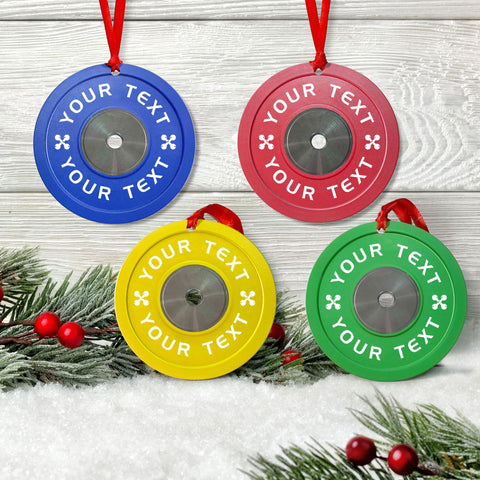 Weight Lifting Ornament Personalized Fitness Christmas Ornaments 2023  Personal Trainer Gifts for Him, Workout Ornament, Gym Ornament, Fitness  Gifts