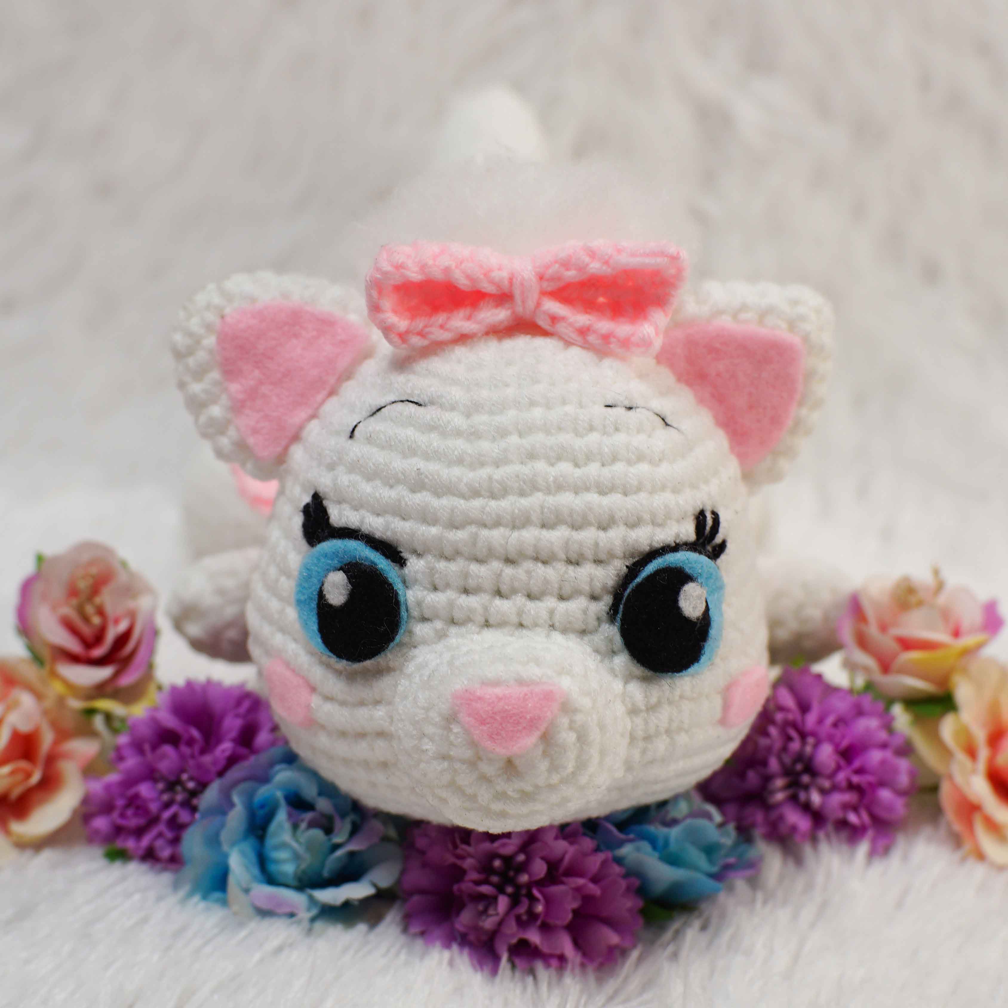 Disney White scrump voodoo amigurumi crochet toy for gift – Lenns Craft