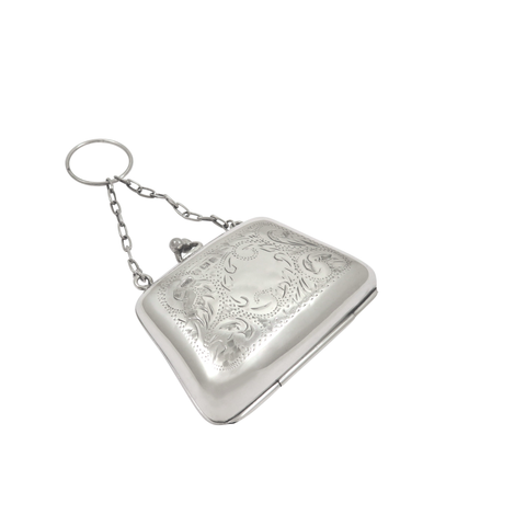 Sterling Silver Antique LS and Co. Chain Main Mesh Purse Evening Bag at  1stDibs | ls purse, ls co silver, antique silver bag