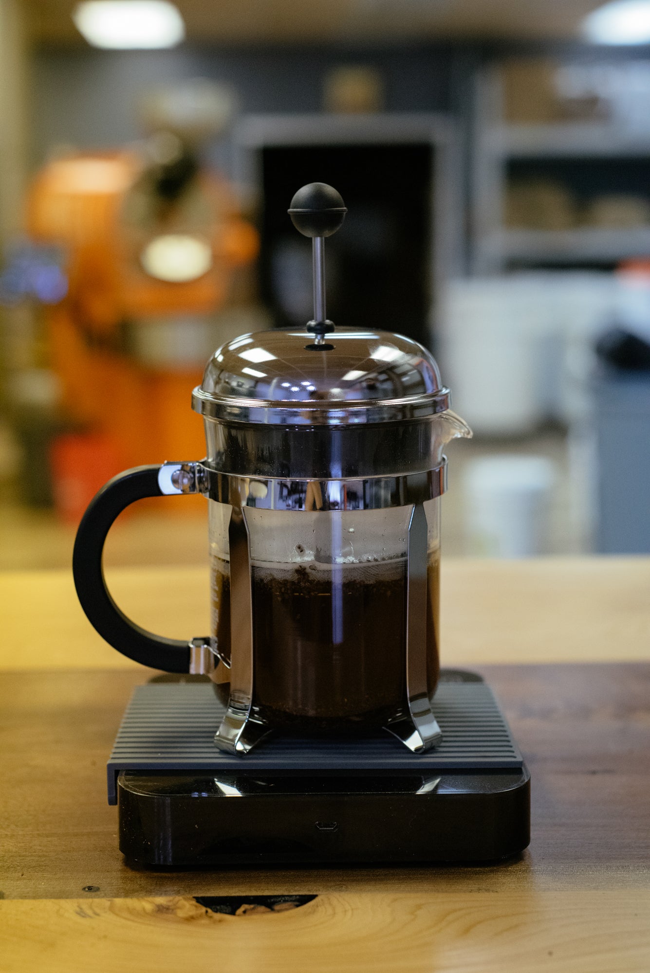 French Press Steeping