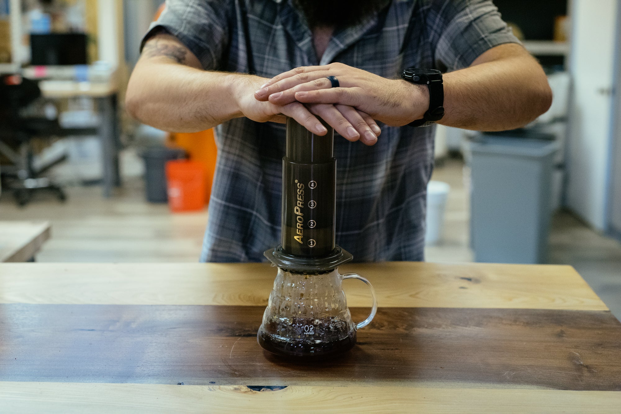 Plunging AeroPress