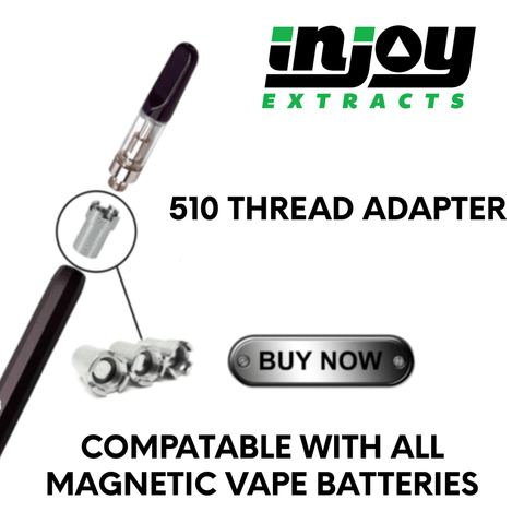 510 thread adapter, compatable with AirPro batteries and Yocan batteries, three magnetic adapters for the price $19.99.