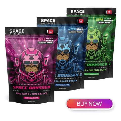 space gummies with HHC cannabis formulas
