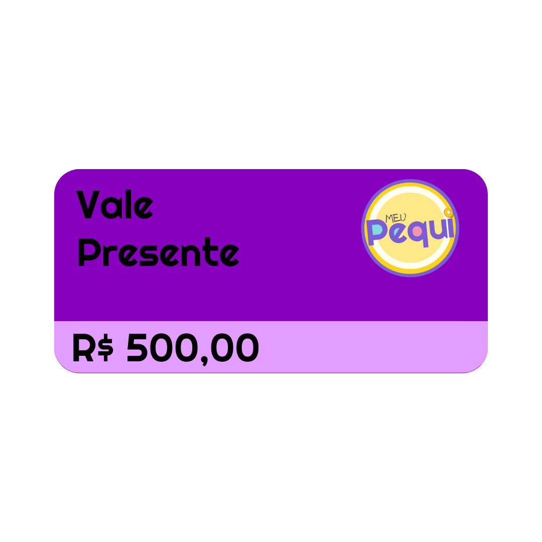 Vale-presente R$ 500