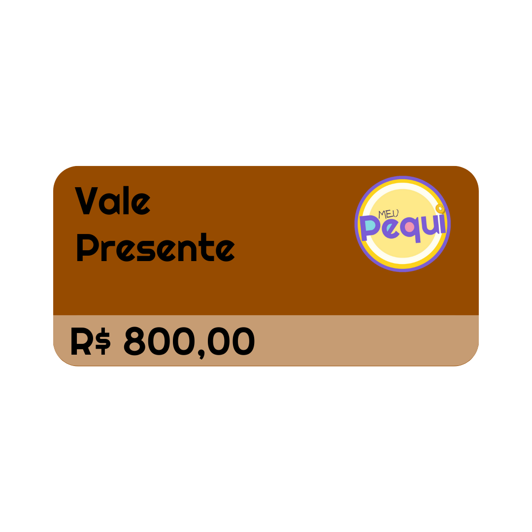 Vale-presente R$ 800